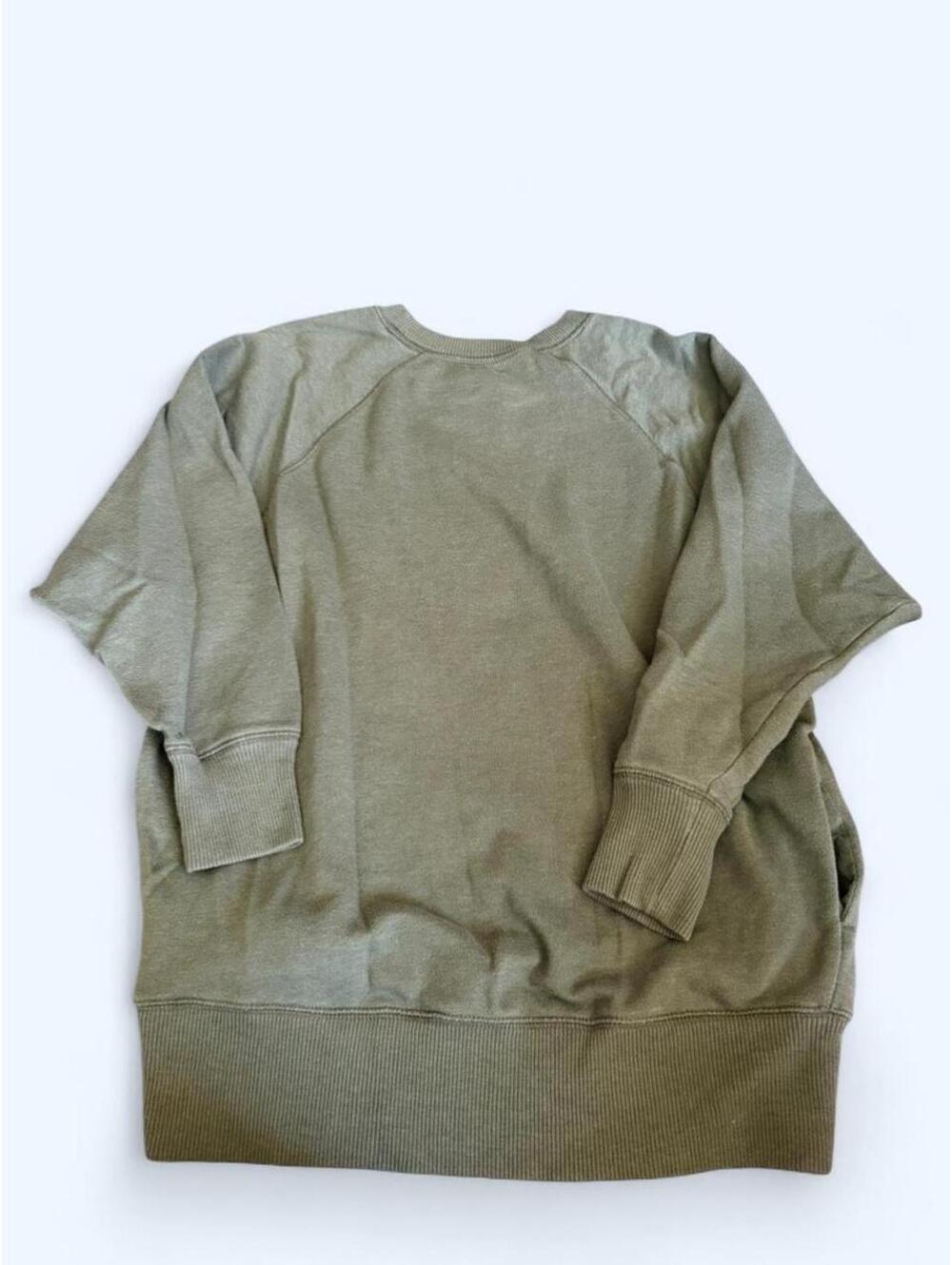 Aerie Women's Green and Khaki Sweatshirt